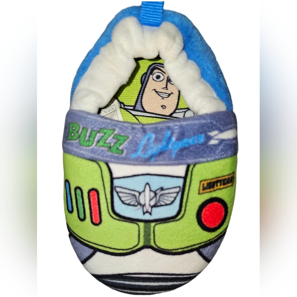 Disney Toy Story Woody & Buzz Plush Slippers Toddler Sz 5T-6T - Picture 8 of 9